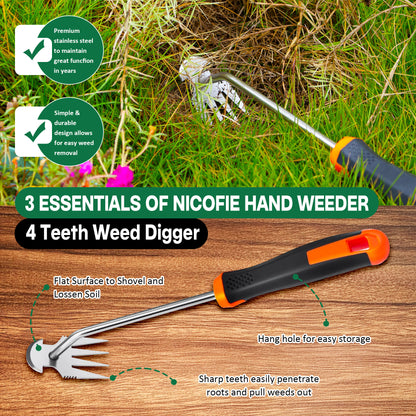 Kiditos Kids Gardening Hand Tool Set, 3-Piece
