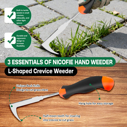 Kiditos Kids Gardening Hand Tool Set, 3-Piece