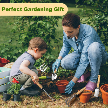 Kiditos Kids Gardening Tool Set with Apron, 5-Piece