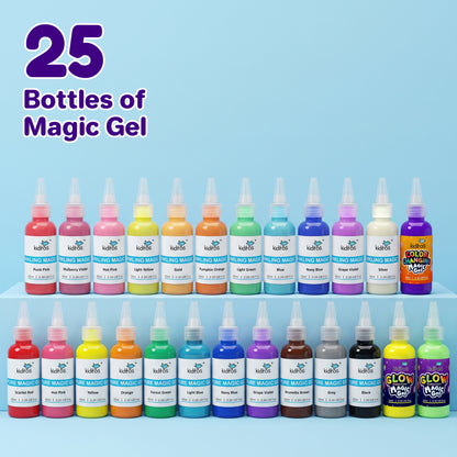 Kiditos Magic Water Elf Kit, Animals Deluxe, 25 Colors (MWET-25N)