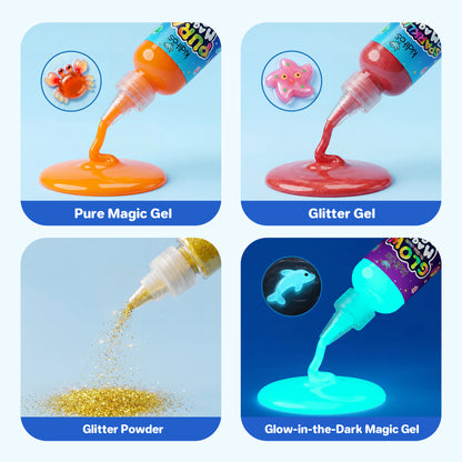 Kiditos Magic Water Elf Kit, Animals Deluxe, 27 Colors (MWET-28M)