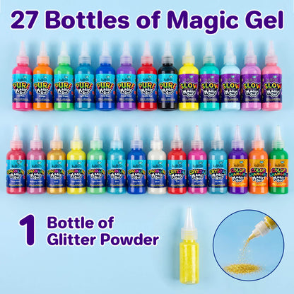 Kiditos Magic Water Elf Kit, Animals Deluxe, 27 Colors (MWET-28M)