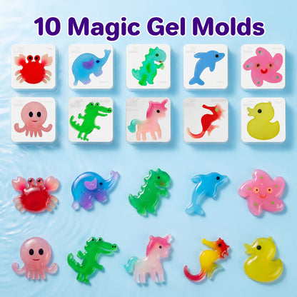 Kiditos Magic Water Elf Kit, Animals, 12 Colors