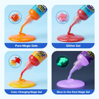 Kiditos Magic Water Elf Kit, Animals, 12 Colors