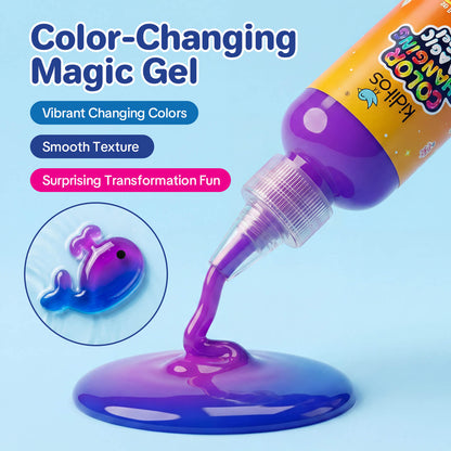 Kiditos Magic Water Elf Kit, Color-Changing Edition, 8 Colors (MWET-8TC)