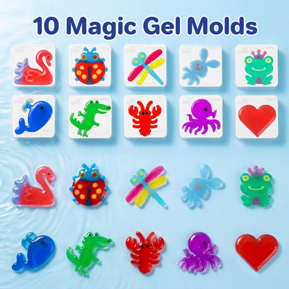 Kiditos Magic Water Elf Kit, Color-Changing Edition, 8 Colors (MWET-8TC)