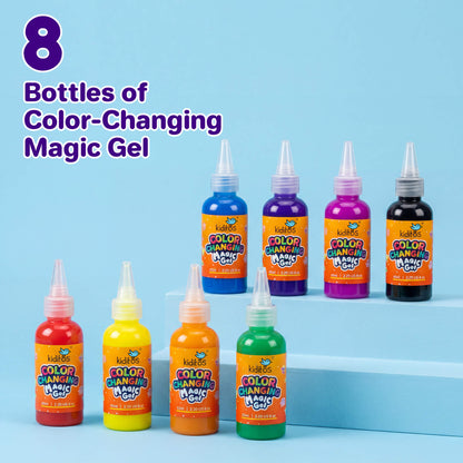 Kiditos Magic Water Elf Kit, Color-Changing Edition, 8 Colors (MWET-8TC)