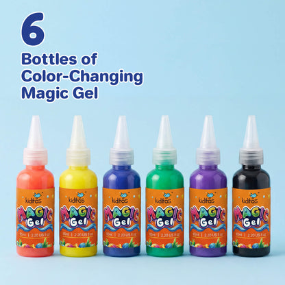 Kiditos Magic Water Elf Kit, Color-Changing Mini, 6 Colors (MWET-6NT)