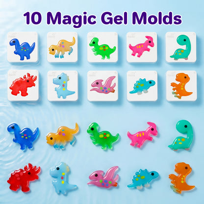 Kiditos Magic Water Elf Kit, Dinosaur Theme, 20 Colors (MWET-20ND)