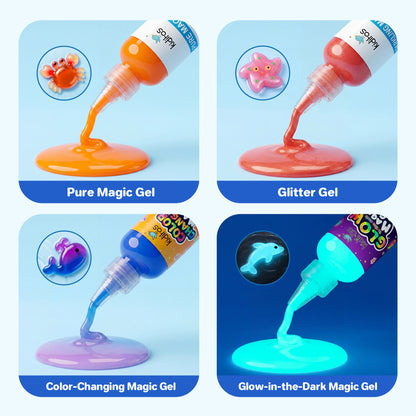 Kiditos Magic Water Elf Kit, Dinosaur Theme, 20 Colors (MWET-20ND)