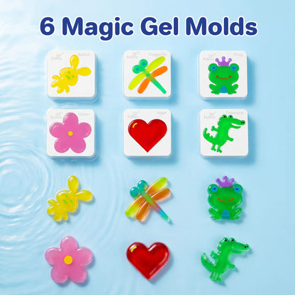Kiditos Magic Water Elf Kit, Glitter Edition, 8 Colors (MWET-10M)