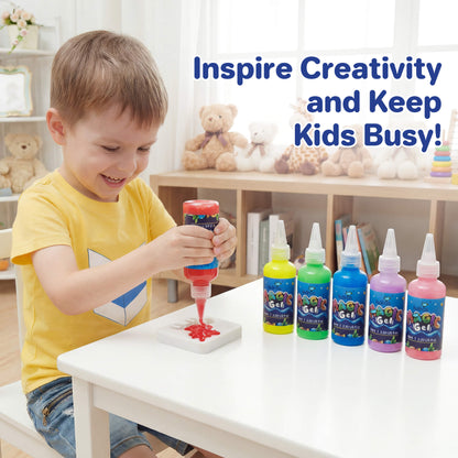 Kiditos Magic Water Elf Kit, Glow-in-the-Dark Mini, 6 Colors (MWET-6NG)