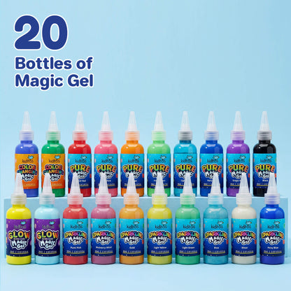 Kiditos Magic Water Elf Kit, Sea Creatures Deluxe, 20 Colors (MWET-20M)