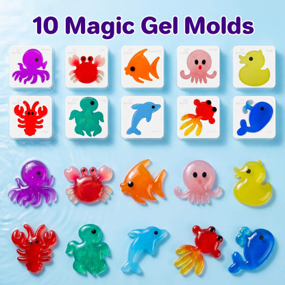 Kiditos Magic Water Elf Kit, Sea Creatures Deluxe, 20 Colors (MWET-20M)
