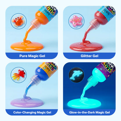 Kiditos Magic Water Elf Kit, Sea Creatures Deluxe, 20 Colors (MWET-20M)