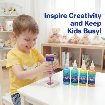 Kiditos Magic Water Elf Kit, Sea Creatures Pearl Mix, 20 Colors