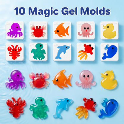 Kiditos Magic Water Elf Kit, Sea Creatures Pearl Mix, 20 Colors