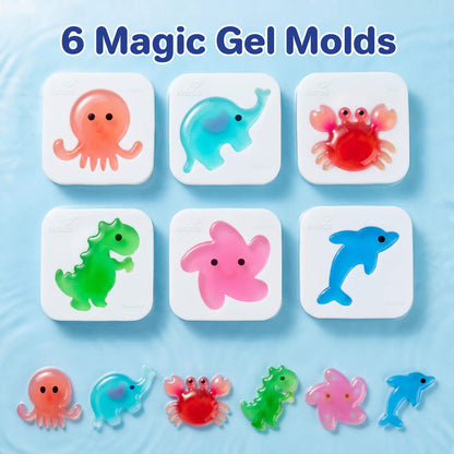 Kiditos Magic Water Elf Kit, Sea Creatures Starter, 10 Colors (MWET-10N)
