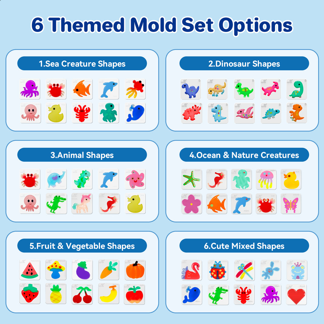 Kiditos Magic Water Elf Mold Set, 10 Molds