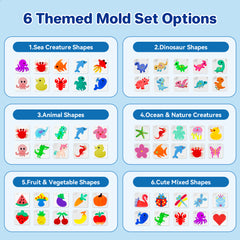 Kiditos Magic Water Elf Mold Set, 10 Molds