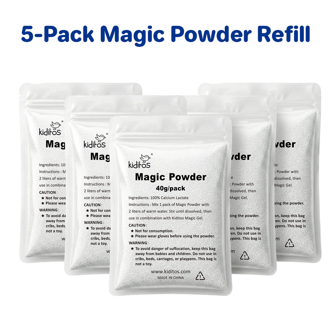 Kiditos Magic Water Elf Powder Refill Pack, 5 Packs