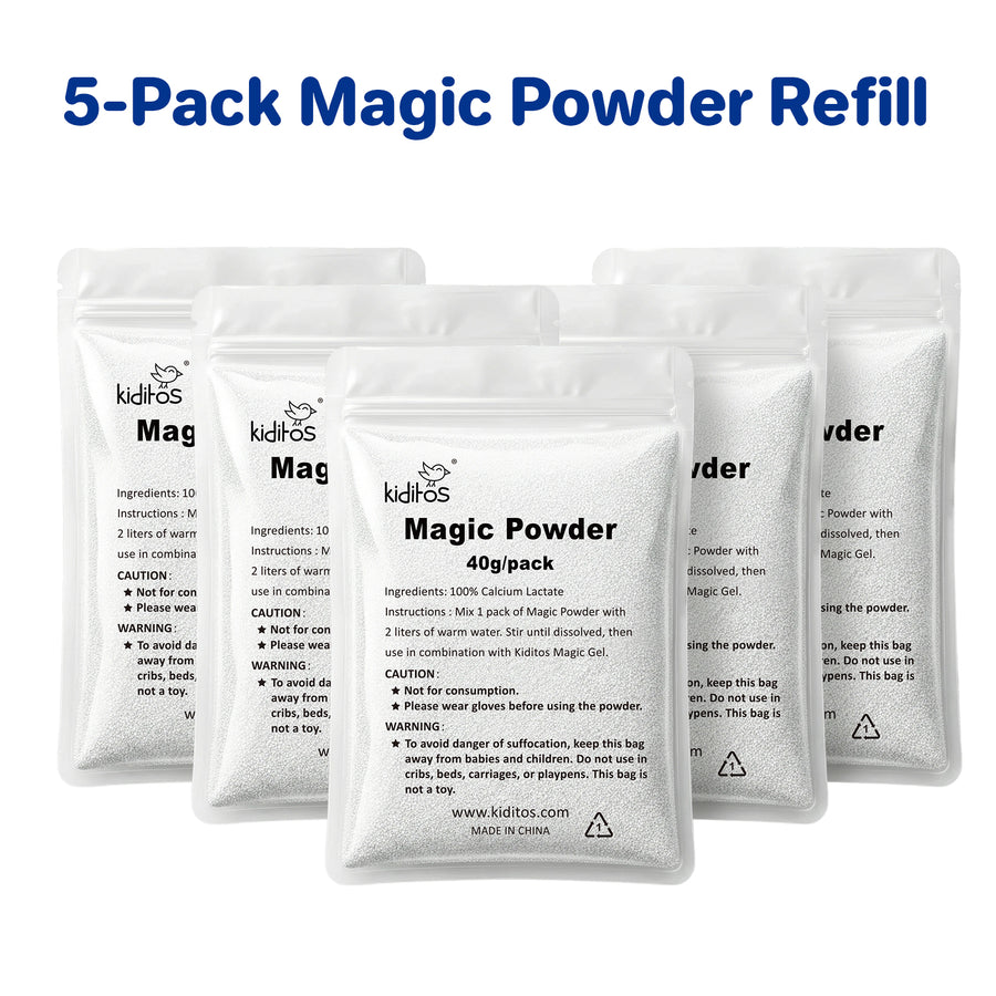 Kiditos Magic Water Elf Powder Refill Pack, 5 Packs