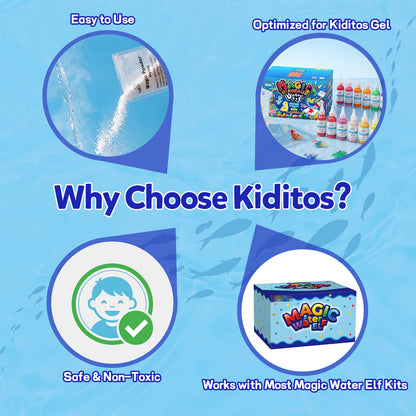 Kiditos Magic Water Elf Powder Refill Pack, 5 Packs
