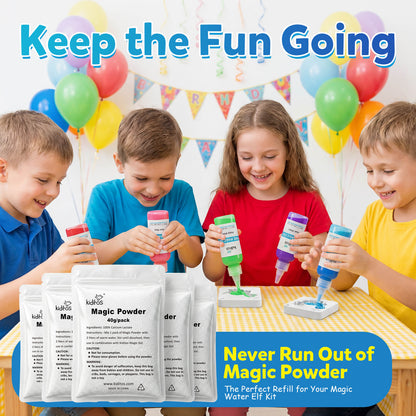 Kiditos Magic Water Elf Powder Refill Pack, 5 Packs