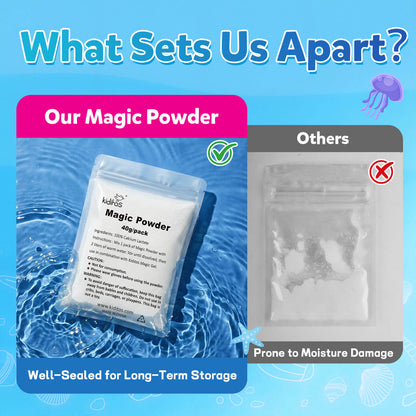 Kiditos Magic Water Elf Powder Refill Pack, 5 Packs