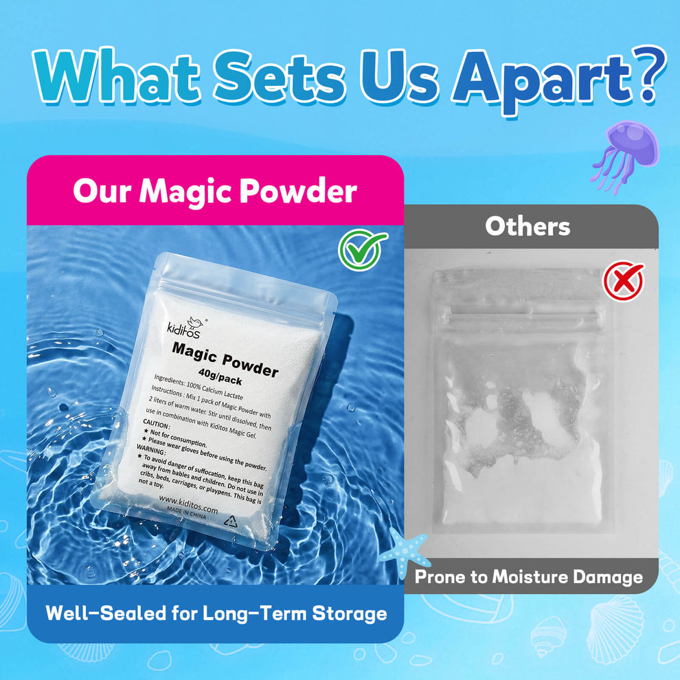Kiditos Magic Water Elf Powder Refill Pack, 5 Packs