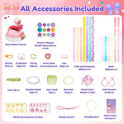 Kiditos Sparkling Ribbon Bow Creator Kit