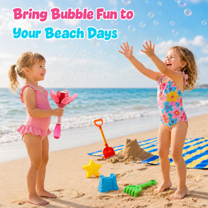 Kiditos Flower Bubble Machine with Lights & Music
