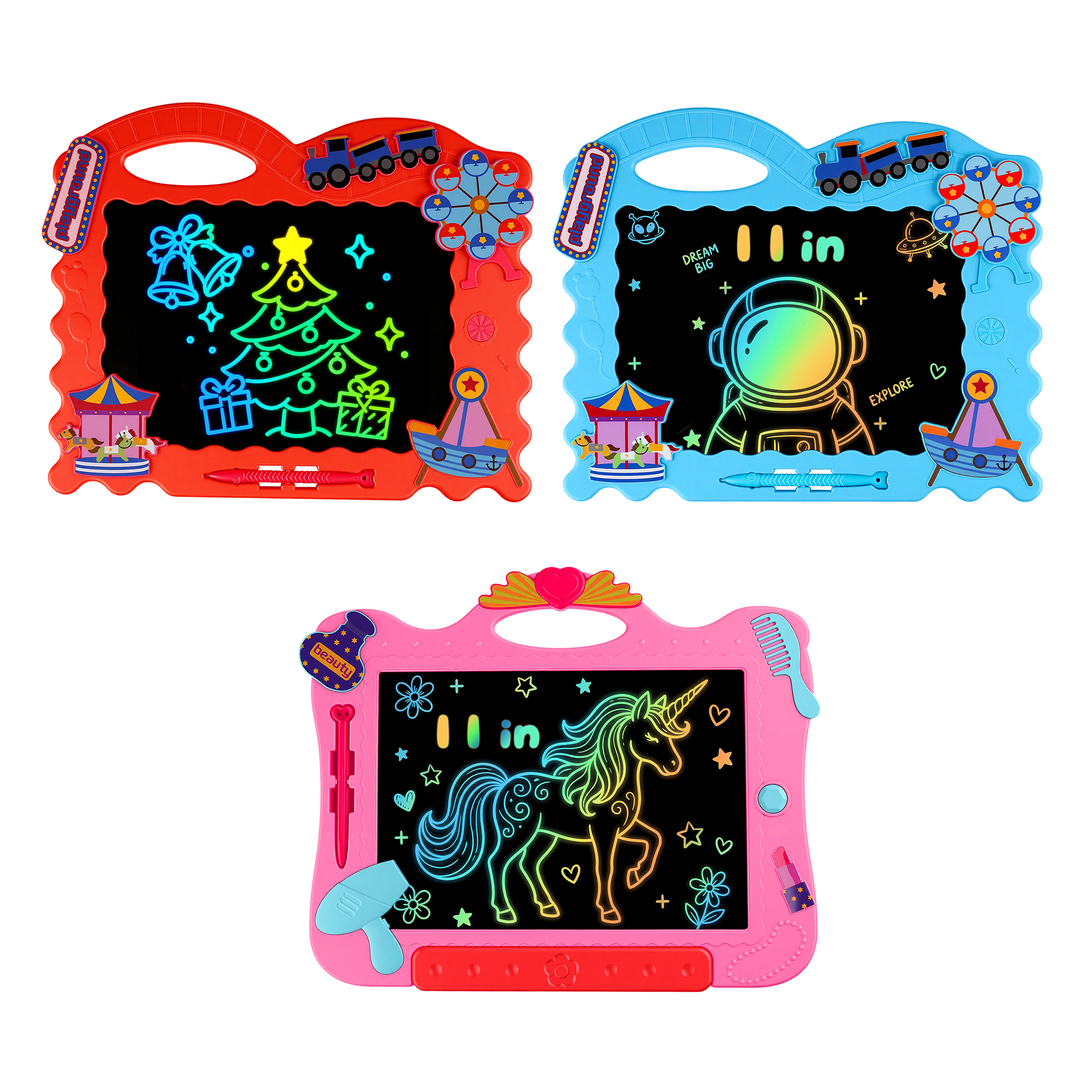 Kiditos LCD Writing Tablet Set, Reusable Drawing Board
