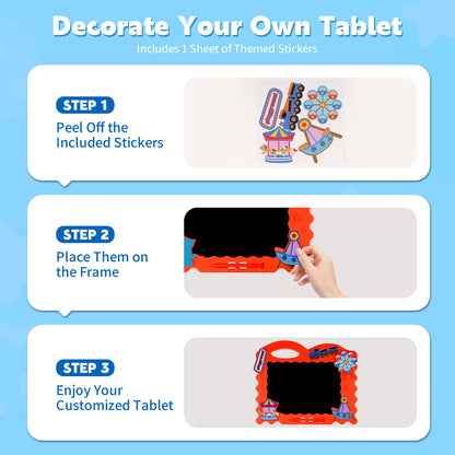 Kiditos LCD Writing Tablet Set, Reusable Drawing Board