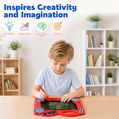 Kiditos LCD Writing Tablet Set, Reusable Drawing Board