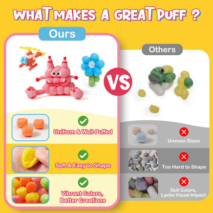 Kiditos Magic Puff Corn Building Kit