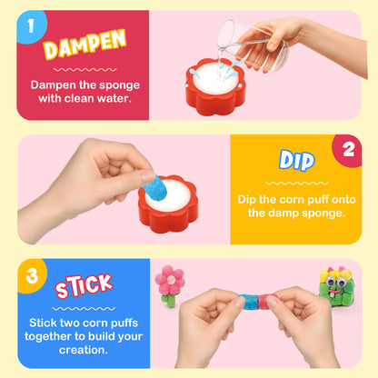 Kiditos Magic Puff Corn Building Kit