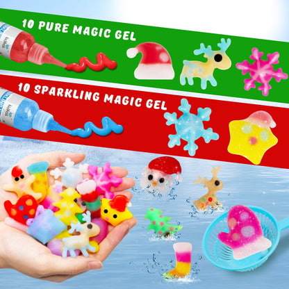 Kiditos Magic Water Elf Kit, Christmas Theme, 20 Colors