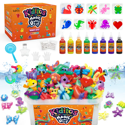 Kiditos Magic Water Elf Kit, Color-Changing Edition, 8 Colors
