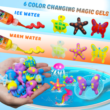 Kiditos Magic Water Elf Kit, Color-Changing Mini, 6 Colors