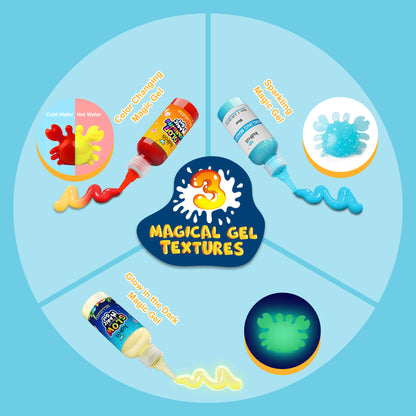 Kiditos Magic Water Elf Kit, Sea Creatures Starter, 12 Colors
