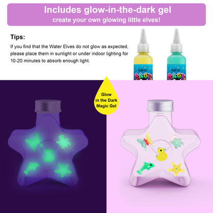 Kiditos Magic Water Elf Kit, Starter Mix, 12 Colors