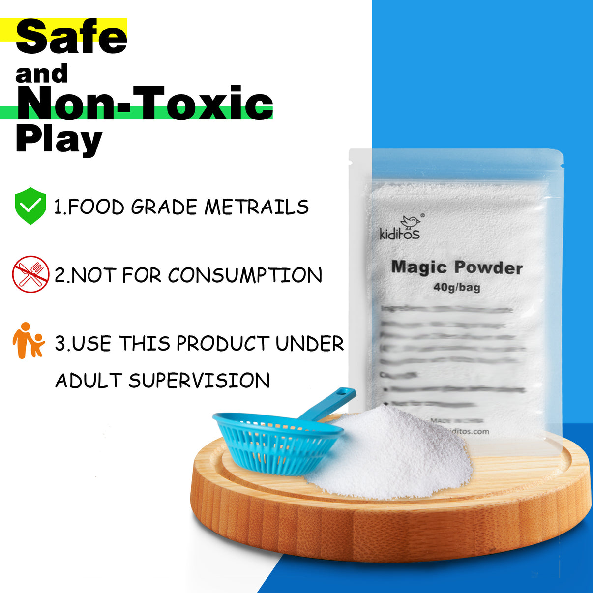 Kiditos Magic Water Elf Powder Refill Pack, 5 Packs