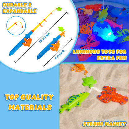 Kiditos Magnetic Fishing Game Set, 46 Pieces