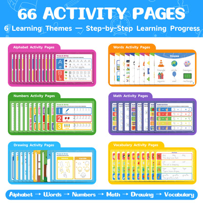 Kiditos Reusable Grooved Handwriting Workbook