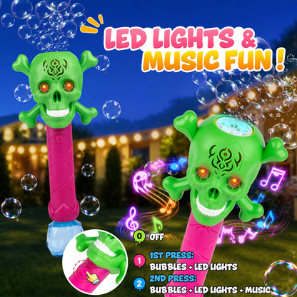 Kiditos Light Up Skeleton Bubble Wand
