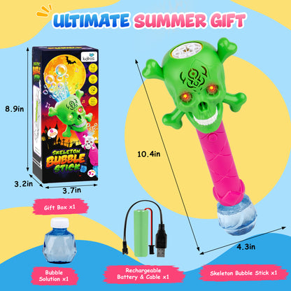 Kiditos Light Up Skeleton Bubble Wand