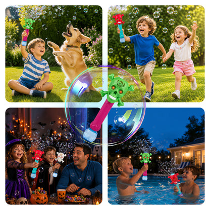 Kiditos Light Up Skeleton Bubble Wand