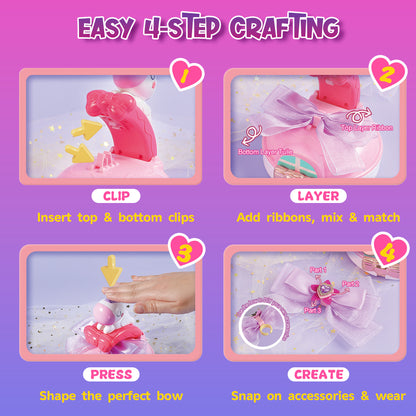 Kiditos Sparkling Ribbon Bow Creator Kit