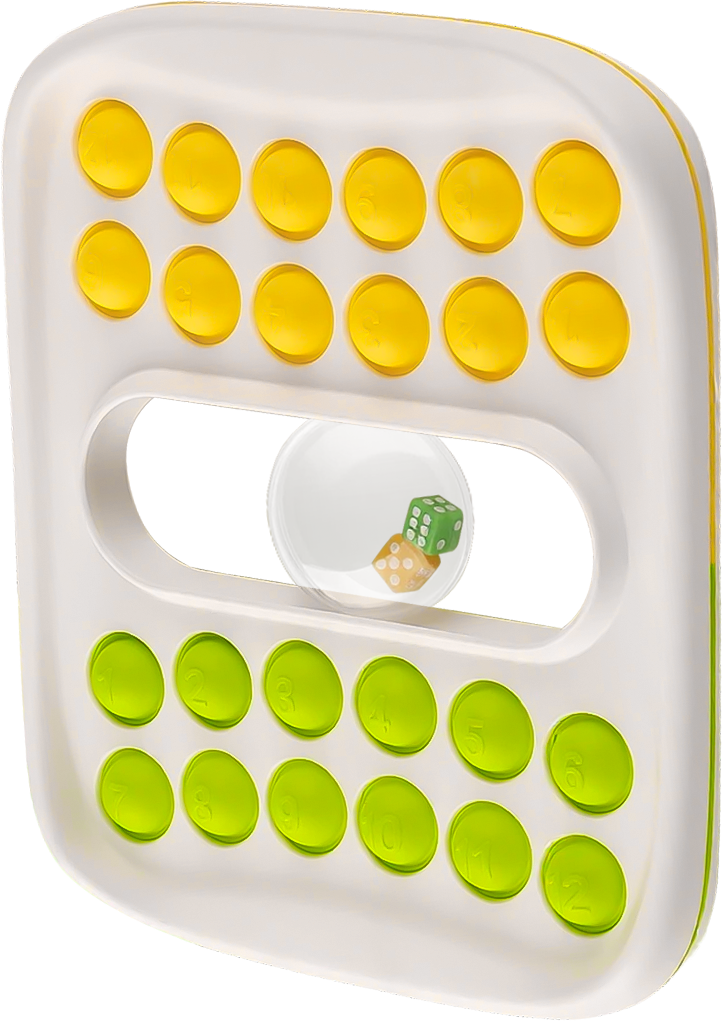 Kiditos Super Sensory Fidget Math Game, Red & Blue Matching Toy